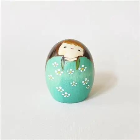 しあわせ　グリーン　小(1体)_装飾品・工芸品   _【1293296】
