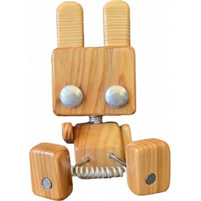 ふるさと納税 国立市 スマホスタンド(Animalタイプ)&ウッディーロボット |  | 01