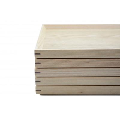 ふるさと納税 海南市 ナチュラルトレー35cm長　ノンスリップ　5枚セット |  | 01