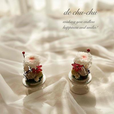 ふるさと納税 赤磐市 小さな ガラスドーム の 仏花 (2個セット) 花 フラワー 贈り物 [NO5765-1052] |  | 01