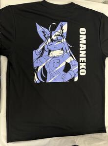 おまねこTシャツ【グレー・ＬＬサイズ】