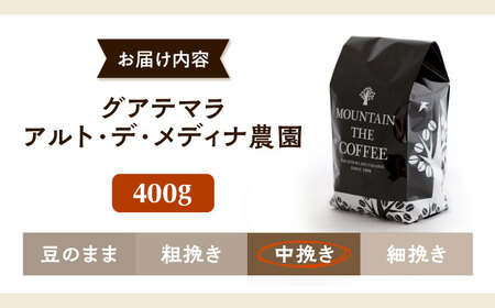【スピード発送】グアテマラ アルト・デ・メディナ農園  400g 中挽き コーヒー 珈琲 豆 粉 コーヒー豆 コーヒー粉 ドリップ ギフト 大阪府高槻市/自家焙煎コーヒー マウンテン[AOEL074]