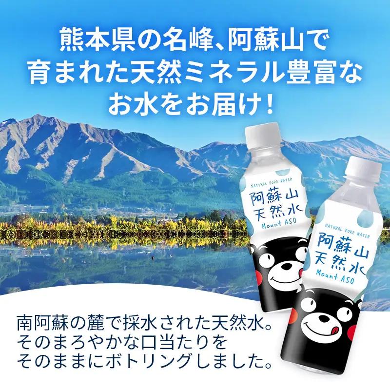 【定期便2ヶ月】熊本のおいしいお水 阿蘇山天然水 500ml×24本（1ケース）（共通返礼品・御船町） - 飲料水 ミネラルウォーター 軟水 防災 備蓄 ローリングストック【価格改定】