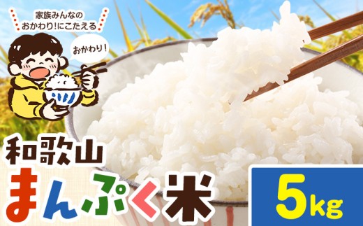 米 こめ 和歌山まんぷく米 約5kg《30営業日以内に出荷予定(土日祝除く)》 和歌山県 岩出市 送料無料 お米 コメ 白米 精米 国産米 ごはん お弁当 農家 未検査米 和歌山 産地直送 ブレンド米