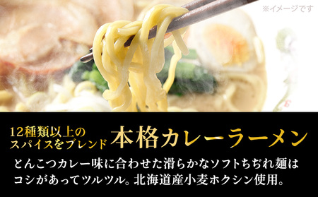 稚内ブランド認定　白いカレーラーメン12食入り【配送不可地域：離島】【1105443】