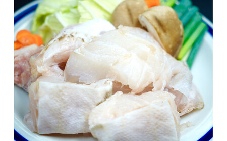 博多　嗣味　活〆天然クエのしゃぶしゃぶ　２～３人前