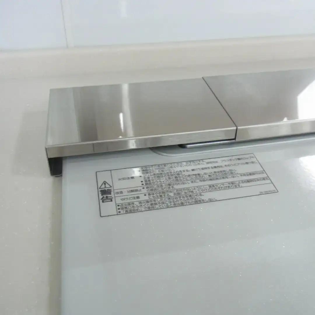 ステンレス伸縮式コンロ奥ラック 薄型 ［幅60~90cm］ トリプルワイド3連対応 キッチン用品 収納 シンプル 燕三条製 【019S048】