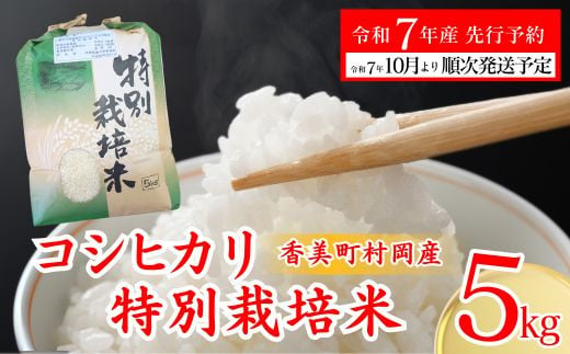 
            【先行予約 令和7年産米】【香美町 村岡産 コシヒカリ 特別栽培米 精米5kg】 米 ふるさと納税 おすすめ 返礼品 ランキング 令和7年10月以降順次予定 但馬牛の堆肥による土づくり 自然循環型の有機栽培 安全・安心なお米を生産 炊きあがったお米の粒立ちが格別 ふっくらもちもち食感 香りと甘みも非常に豊か 冷めても美味しい米 送料無料 兵庫県 香美町 コシヒカリ 19000円 71-01
          