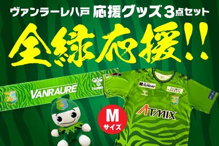 VANRAURE【Mサイズ】ヴァンラーレ八戸 応援グッズ 3点セット 青森県 八戸市