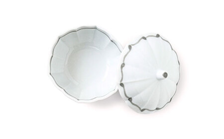 【波佐見焼】ombre de fleur プティポット melodie gray 2個セット【翔芳窯】[FE516]