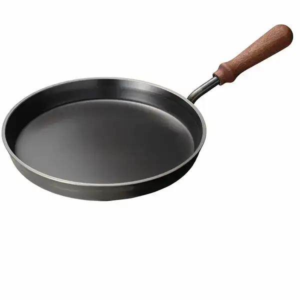 [大人の鉄板] フライパン26cm&ウッドボードセット 蓋付き 4.5mmの厚みが肉の旨みを引き出す 燕三条製 キッチン