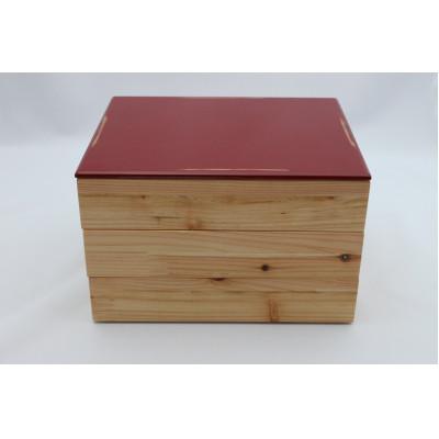 ふるさと納税 海南市 Njeco汎三段重箱/変根来・赤 |  | 01