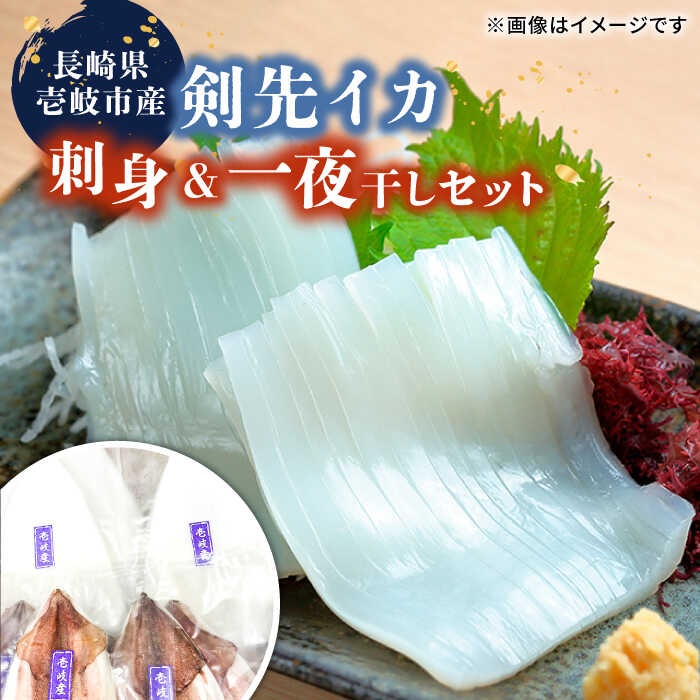 【ふるさと納税】 剣先イカ 刺身 一夜干し セット 玄界灘 一本釣り (合計600g以上) アニサキス処理済 ケンサキイカ 冷凍 小分け いか 烏賊 刺し身 お刺身 干物 ひもの 海鮮 魚介 おつまみ 食べ比べ 詰め合わせ 酒の肴 《壱岐市》【一支國屋】[JCC009]