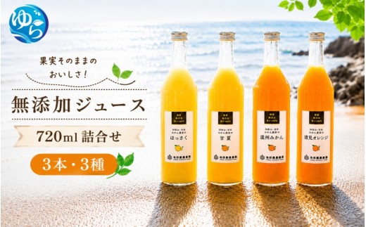 
                  有田 みかん 100% ジュース / 温州みかん 有田みかん ストレート 果汁 無添加 柑橘 和歌山 11000円 720ml ※北海道・沖縄・離島への配送不可 //drink 【ikd100-set720-3x3A】
                