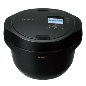 U117(ブラック)　SHARP ヘルシオ　ホットクック KN-HW24H-B（プレミアムブラック） 【シャープ 電化製品 家電 キッチン キッチン家電 調理 調理家電 水なし自動調理鍋 水なし 無水 自動調理 自動調理鍋 時短 新生活 料理 料理家電 ごはん 無線LAN 正規品 2.4L 大阪府 八尾市 返礼品】