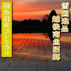 【令和7年産】【定期便 精米６Kg×全6回】雪国逸品 越後南魚沼郷 南魚沼産コシヒカリ【2025年10月上旬より順次発送予定】