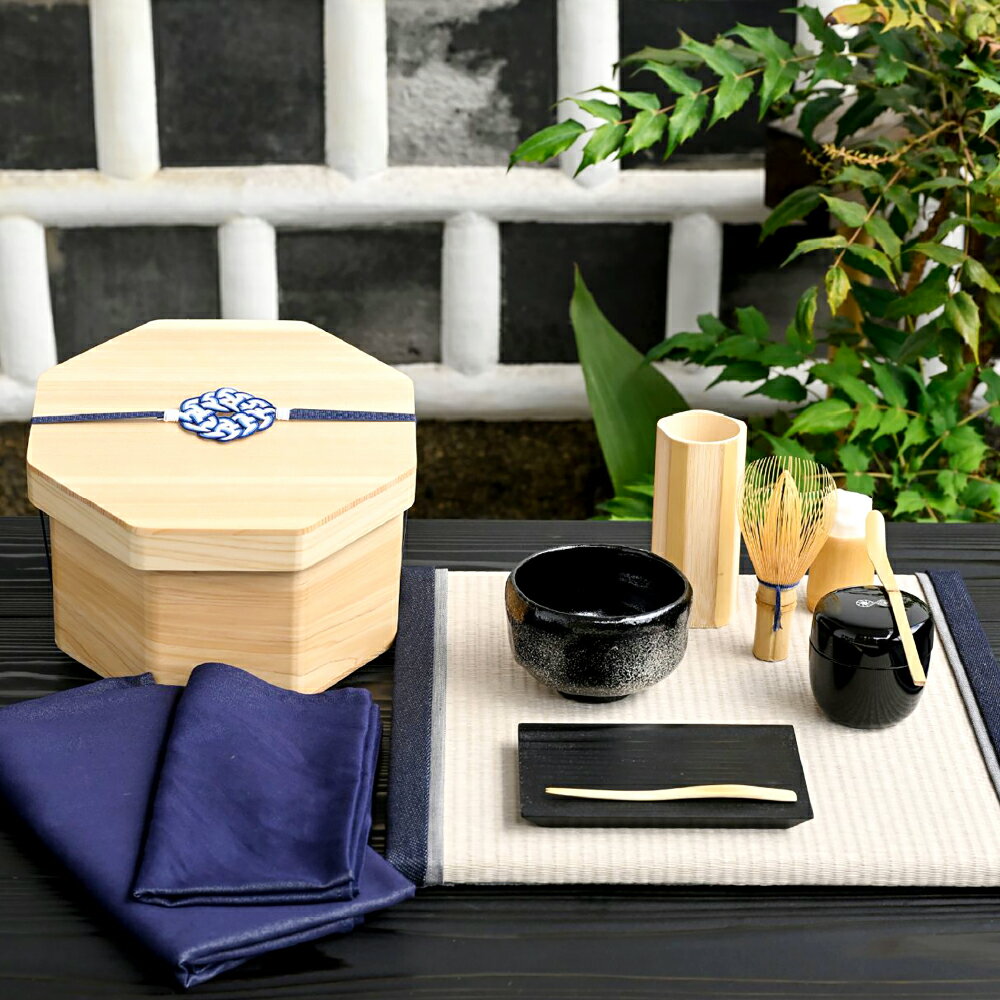 【ふるさと納税】上質な倉敷デニムに包まれたおでかけ茶箱 ー八宝茶箱 倉敷ー 八宝箱 茶箱 岡山 倉敷市