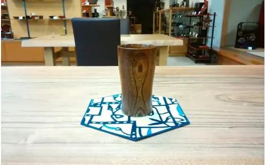≪木曽漆器≫ 缶ビール 丸ごとカップ スリ