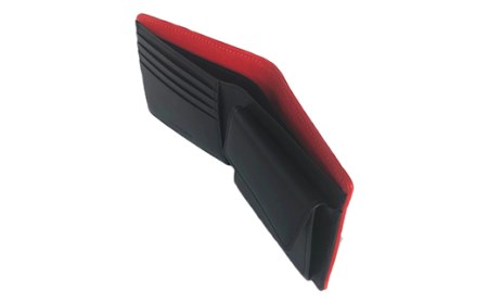 LUEGO Alabasta アラバスタ 二つ折り財布 小銭入れ付き （レッド） F2Y-3266