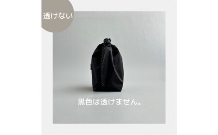 【XS 0.5L・黒】　手のひらサイズの軽量ナイロン巾着袋