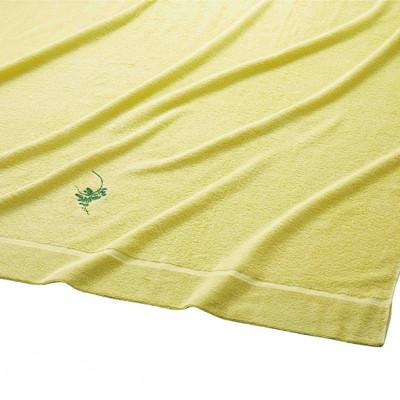 ふるさと納税 和泉市 オーガニックコットン タオルケット　ミモザ 刺繍入 (色:ミモザイエロー) |  | 02