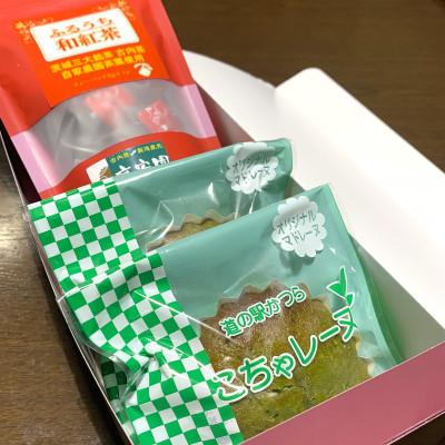 ふるさと納税 城里町 和紅茶とこちゃレーヌ2個セット