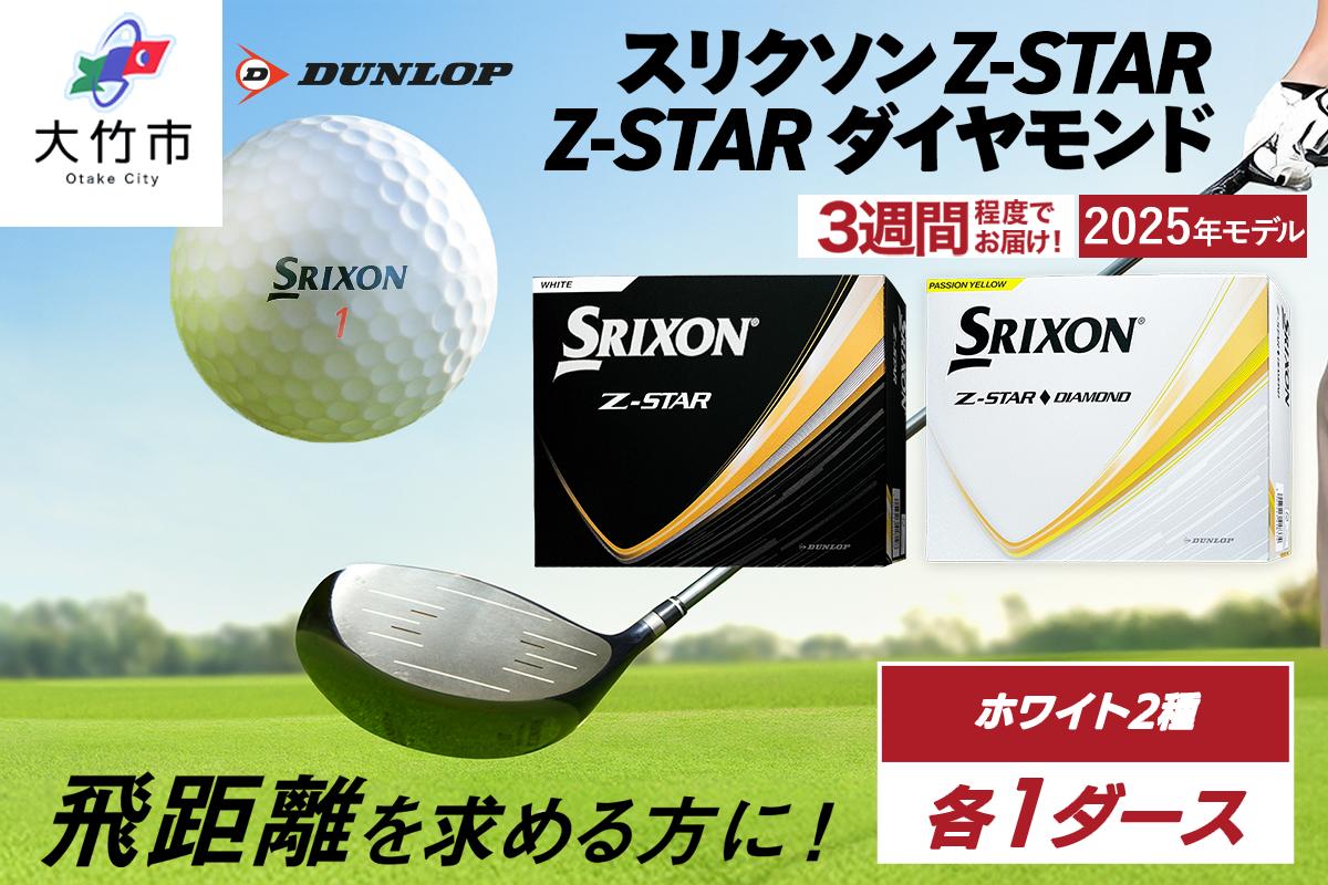 
            【チョイス限定】スリクソン Z-STAR・Z-STAR ダイヤモンド ホワイト 2ダースセット (各種1ダースずつ)[2235]
          