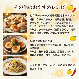 阿武町産 柚子胡椒 食べ比べ3種セット（色・辛さ・風味が異なる）｜abuiro