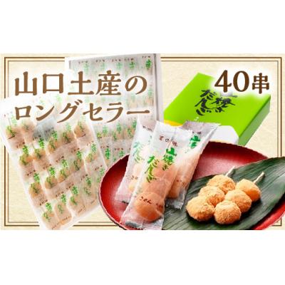 ふるさと納税 山口市 山焼きだんご(40串入) D223