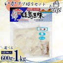 【ふるさと納税】いかブツ 選べる容量! 600g～1kg いか ブツ イカ 甲いか ぶつ切り 真空パック 揚げ物 炒め物 冷凍 海鮮 新鮮 魚介 海の幸 海産 大分県 姫島村 姫島 送料無料 B20