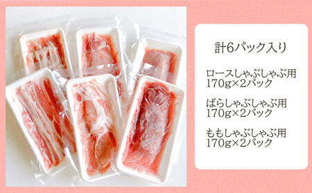 【京都特産ぽーく】京都ぽ－く　豚しゃぶ食べ比べセット