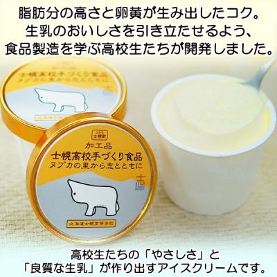 ふるさと納税 士幌町 北海道 士幌高校 アイス セット バニラ 生乳使用の濃厚アイスクリーム 十勝 士幌町 【H03】 |  | 01
