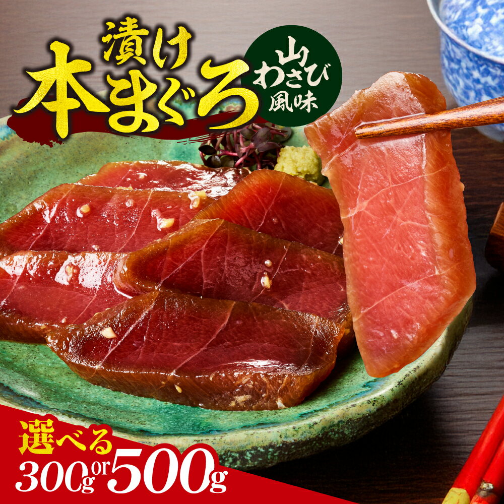 【ふるさと納税】 本まぐろ 漬け わさび風味【 選べる 容量 】 小分け 3パック 5パック 240g 400g 山わさび 本マグロ 漬け丼 ピリ辛 わさび 味付き パック 刺身 マグロ 鮪 おつまみ 魚 魚介 冷凍 海鮮 簡単 時短 個包装 小分け お取り寄せ 北海道 札幌市