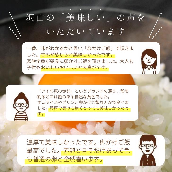 卵 赤卵 50個 (割れ保証含む) たまご アイ杉原 国産 大人気 玉子焼き 卵焼き 卵かけご飯 米 ご飯 ゆで卵 すき焼き 鳥 鶏 鶏卵 卵黄 玉子スープ 玉子焼き 生卵 産地直送 健康 ギフトお歳