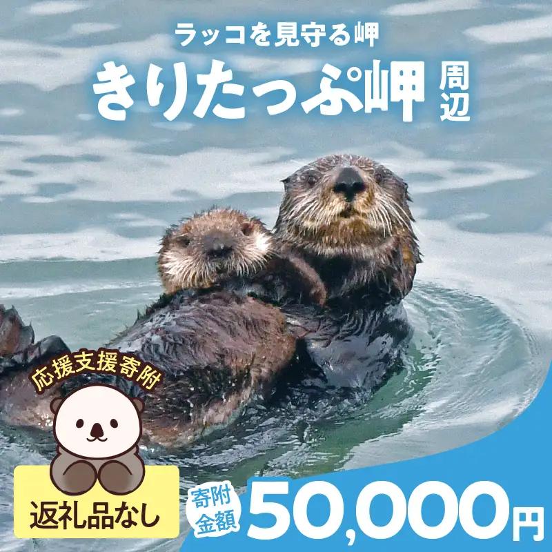 ラッコを見守る岬「きりたっぷ岬」周辺の環境整備　50000円分 返礼品なし_H0028-014
