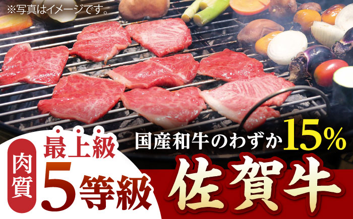 【A5ランクをお届け】佐賀牛 カルビ 焼肉用 800g (400g×2パック)【山下牛舎】 [HAD054]