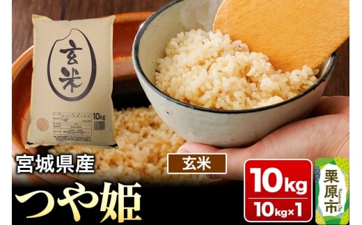 【令和7年産・玄米】宮城県産 つや姫 10kg (10kg×1袋)