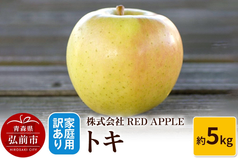 
                  【26年10月～発送】りんご【訳あり】家庭用 トキ 約5kg 先行受付 [アップル おいしい トキ りんご 黄色 果実 果物 美味 林檎]
                