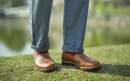 メンズ 本革 紳士靴 大和スリッポン KOTOKA（コトカ）古都 奈良 No.KTO-7770カフェ 26.0cm