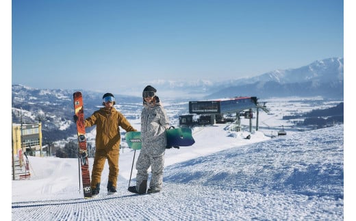 石打丸山スキー場　24/25シーズン フレックスタイム1日券（大人・お1人様分）