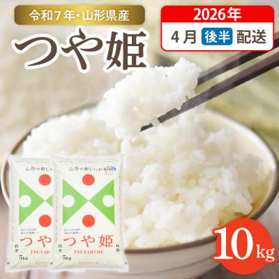 ふるさと納税 東根市 令和7年産米☆2026年4月後半発送☆つや姫10kg(5kg×2袋)hi003-151-043-2