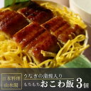 【ふるさと納税】人気うなぎ料理店のオリジナル「うなぎおこわ飯」3個 | 茨城県 龍ケ崎 美味しい うなぎ ウナギ 鰻 蒲焼 かばやき かば焼き タレ 人気 おすすめ 国産 本格 お取り寄せ グルメ 冷凍 電子レンジ 簡単 ごはん お茶請け 夜食 お米 手軽 丑の日 土用 1207635