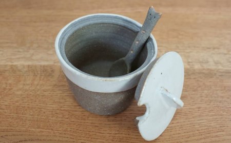 塩壺 スプーン付き つぼ 食器 食卓 工房 福岡県 太宰府市