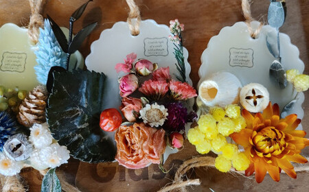 【nekonote*candle】 キャンドル教室 1day【アロマサシェ】ペアチケット