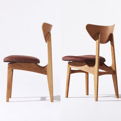 ふるさと納税 富田林市 Karl Dining Chair オイルレザー ダークブラウン MBRフレーム【SWOF】 |  | 03