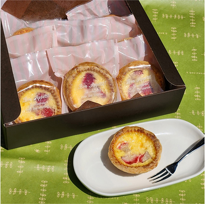 スウィーツデリバリー「いちごエッグタルト」 5個入り