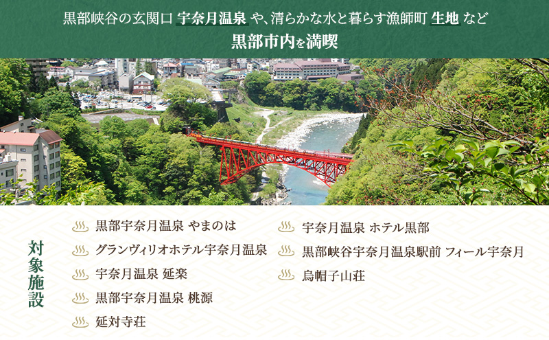 黒部市宿泊ギフト券 30,000円分 チケット 宿泊券 ギフト券 温泉 旅行 宿 旅館 観光 黒部 宇奈月