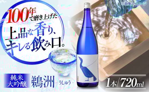 日本酒 養老酒造 純米大吟醸『鵜洲』720ml×1本 愛媛県大洲市/一般社団法人キタ マネジメント（大洲まちの駅あさもや）[AGCP804] 酒 地酒 クラフト 日本酒 にごり酒 飲み比べ 大洲市産 産地直送 おすすめ 人気 お取り寄せ 送料無料 贈答 ギフト