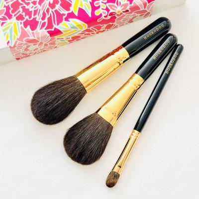 ふるさと納税 熊野町 熊野化粧筆　宙人気高級リス毛3本セット　熊野筆ほうこどう