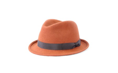 小ツバの老若男女楽しめる！シンプルウールハット[ 帽子 18AWN-003 ] ﾌﾞﾗｯｸ